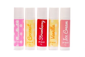 Five Flavoured Lip Balms