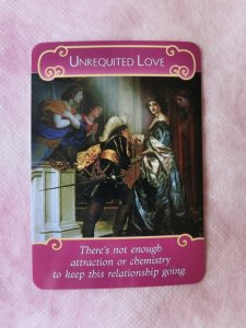 ワンポイントカード： Unrequited love（＝片思い）