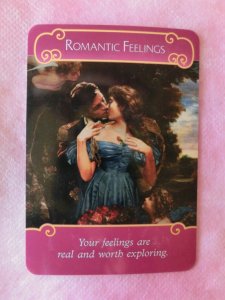 ワンポイントカード： Romantic feelings（＝恋心）