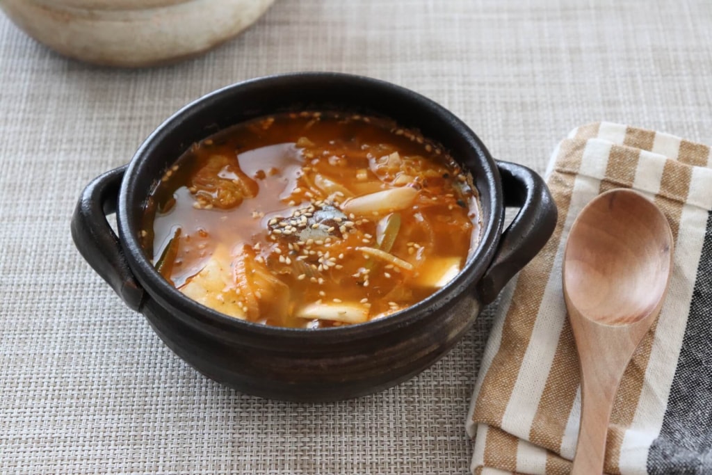 春雨ダイエットレシピ：チゲ風春雨スープ